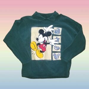 Vintage Disney Mickey Mouse Unlimited Collared Sweatshirt